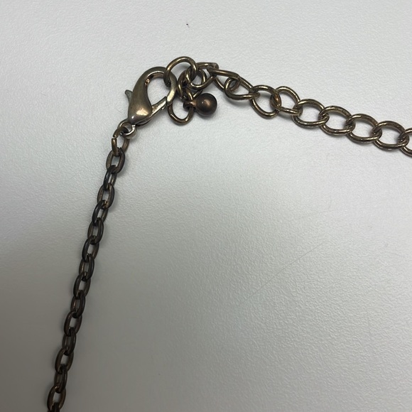 Gold and cream beaded statement necklace - excellent condition - Picture 5 of 5